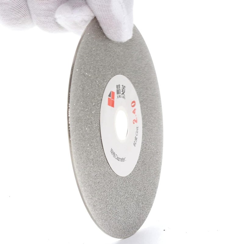 Jingling 4" inch 100mm Diamond Flat Lap Disc Coated Grinding Disk Grit 240 Medium - Image 4